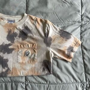 BDG Earthy Tie-Dye Tee with Pocket
